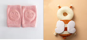 Summer Terry Baby Socks with Toddler Crawling Knee Pads