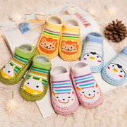 Cartoon Baby Socks - Cotton Infant Non-Slip Boat Socks