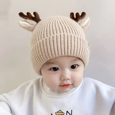 Thick Thermal Wool Baby Winter Cap for Infants