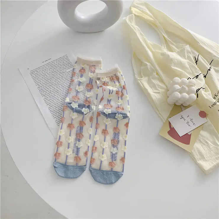 Breathable Glass Silk Socks