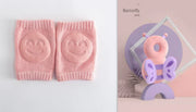 Summer Terry Baby Socks with Toddler Crawling Knee Pads