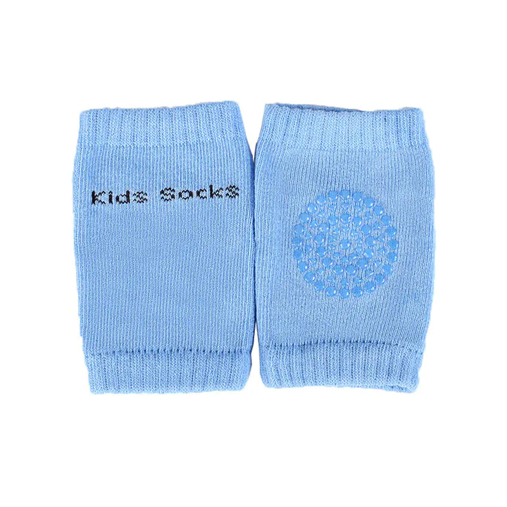 Summer Terry Baby Socks with Toddler Crawling Knee Pads