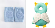 Summer Terry Baby Socks with Toddler Crawling Knee Pads