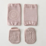 Children's Knee Pads and Floor Socks Set for Summer