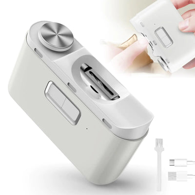 2 in 1 Automatic Electric Nail Clipper with Polisher for Adults
