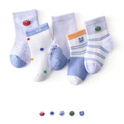Cartoon Short Tube Baby Socks for Newborns