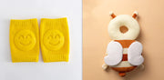 Summer Terry Baby Socks with Toddler Crawling Knee Pads