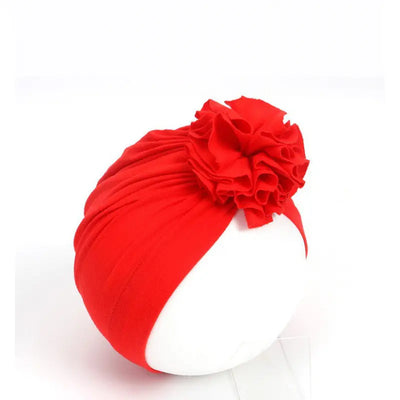 Kids Flower Turban Cap for Newborn Baby Girls