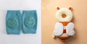 Summer Terry Baby Socks with Toddler Crawling Knee Pads