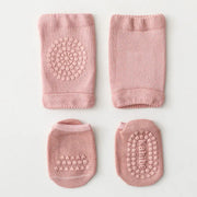 Children's Knee Pads and Floor Socks Set for Summer