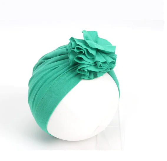 Kids Flower Turban Cap for Newborn Baby Girls
