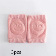Summer Terry Baby Socks with Toddler Crawling Knee Pads