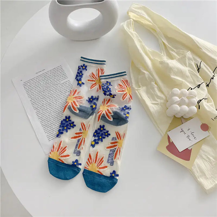 Breathable Glass Silk Socks