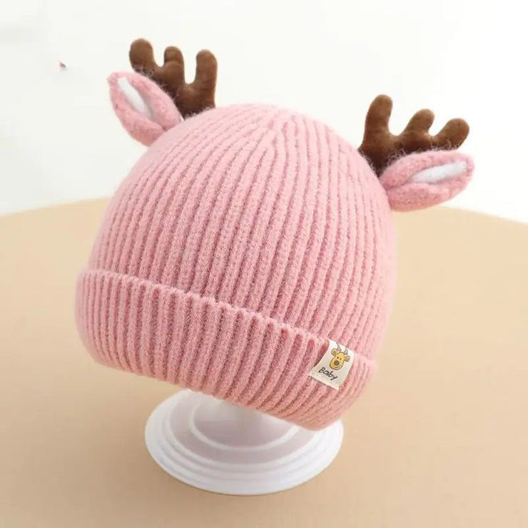 Thick Thermal Wool Baby Winter Cap for Infants
