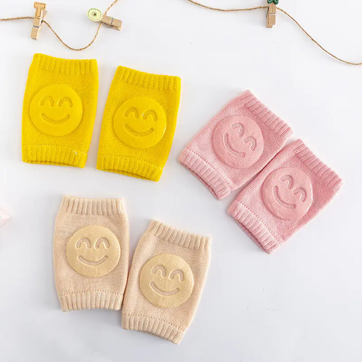 Summer Terry Baby Socks with Toddler Crawling Knee Pads