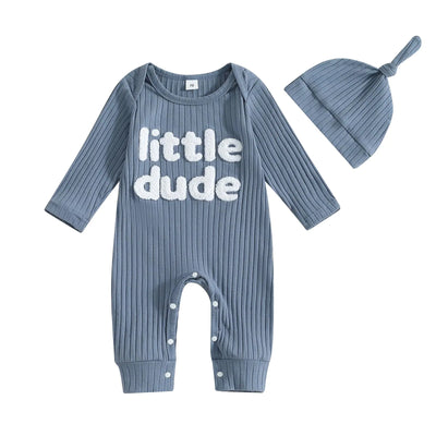 Baby Boy Embroidered Jumpsuit
