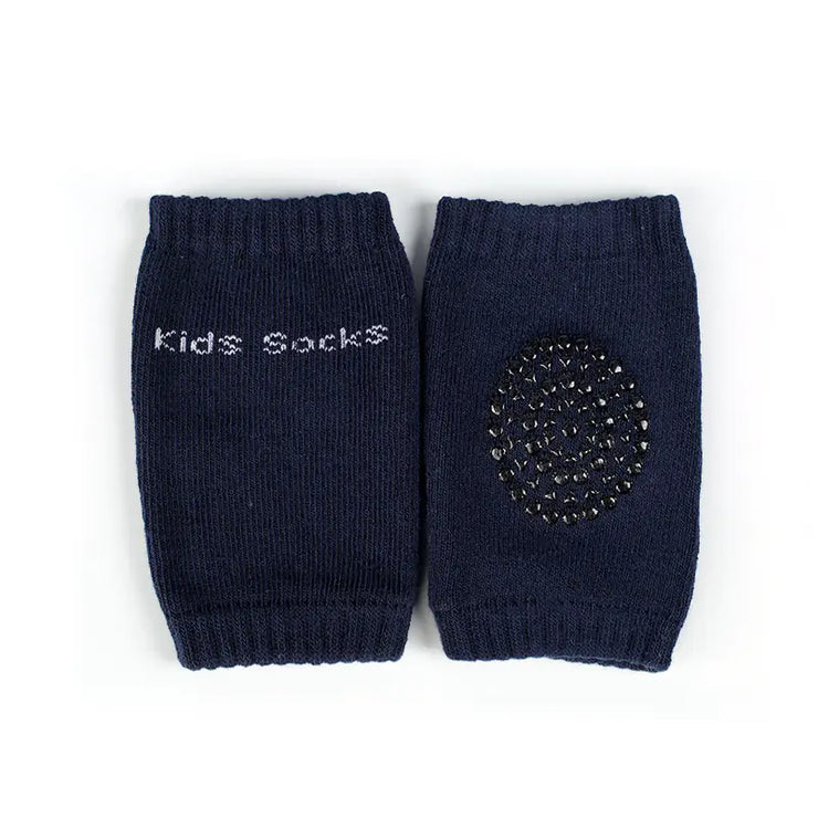 Summer Terry Baby Socks with Toddler Crawling Knee Pads