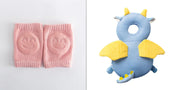 Summer Terry Baby Socks with Toddler Crawling Knee Pads