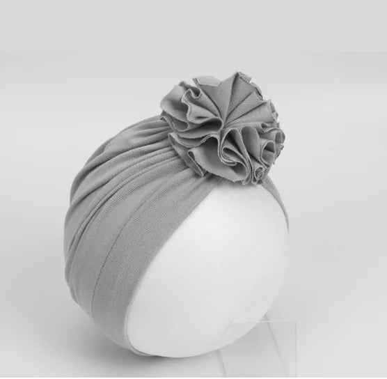 Kids Flower Turban Cap for Newborn Baby Girls