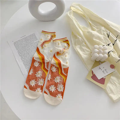 Breathable Glass Silk Socks