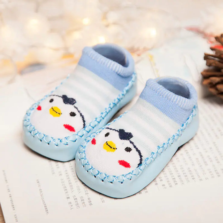 Cartoon Baby Socks - Cotton Infant Non-Slip Boat Socks