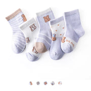 Cartoon Short Tube Baby Socks for Newborns
