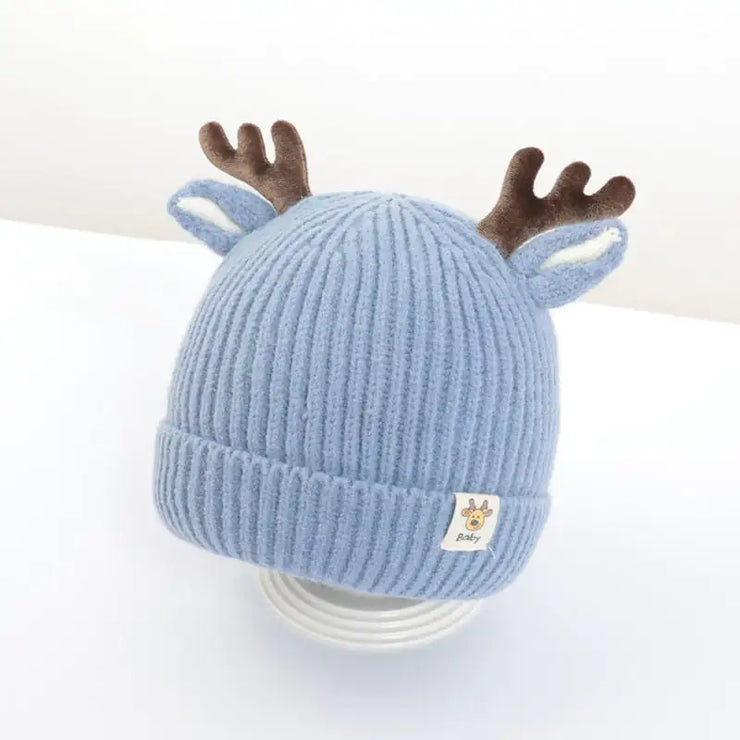 Thick Thermal Wool Baby Winter Cap for Infants
