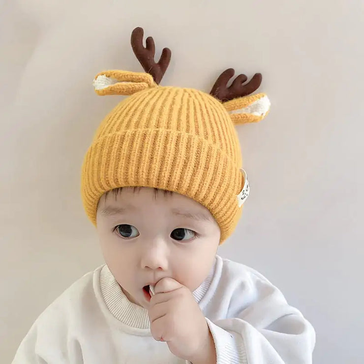 Thick Thermal Wool Baby Winter Cap for Infants
