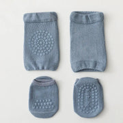 Children's Knee Pads and Floor Socks Set for Summer