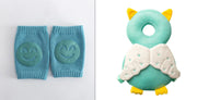Summer Terry Baby Socks with Toddler Crawling Knee Pads