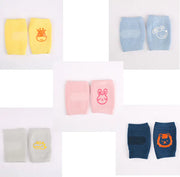 Summer Terry Baby Socks with Toddler Crawling Knee Pads