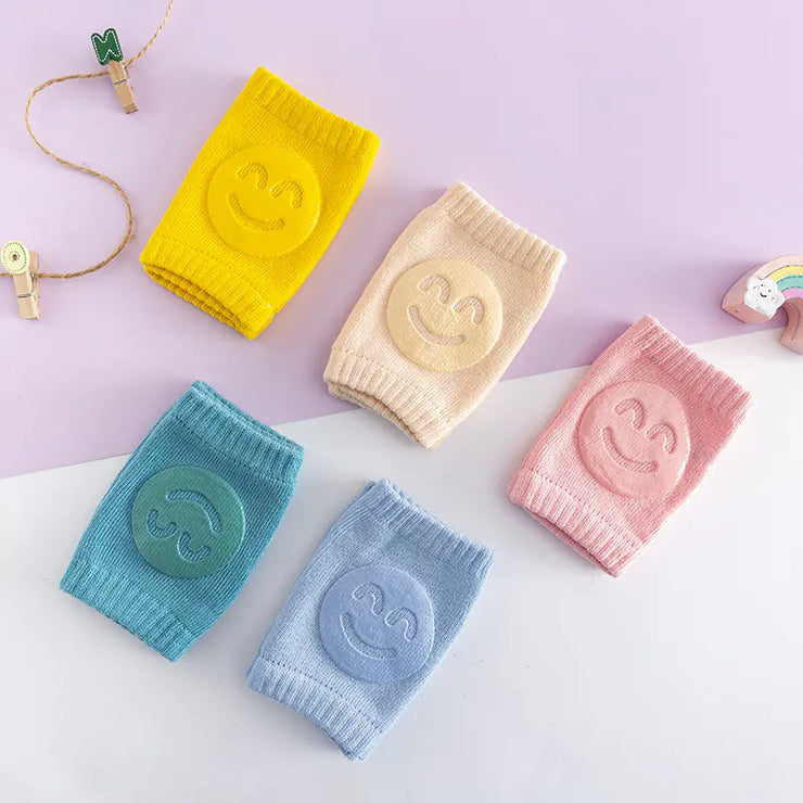 Summer Terry Baby Socks with Toddler Crawling Knee Pads